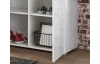Úložná skříňka/botník Turin, bílá lesk