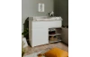Skříňka s přebalovacím pultem Image, bílá
