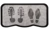Odkapávač na boty 75x38 cm, motiv stopy