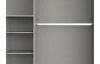 Šatní skříň se zrcadlem Saigon 270 cm, grafit