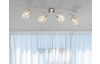 Stropní osvětlení Kris 70 cm, skleněný křišťál, 4 svítidla